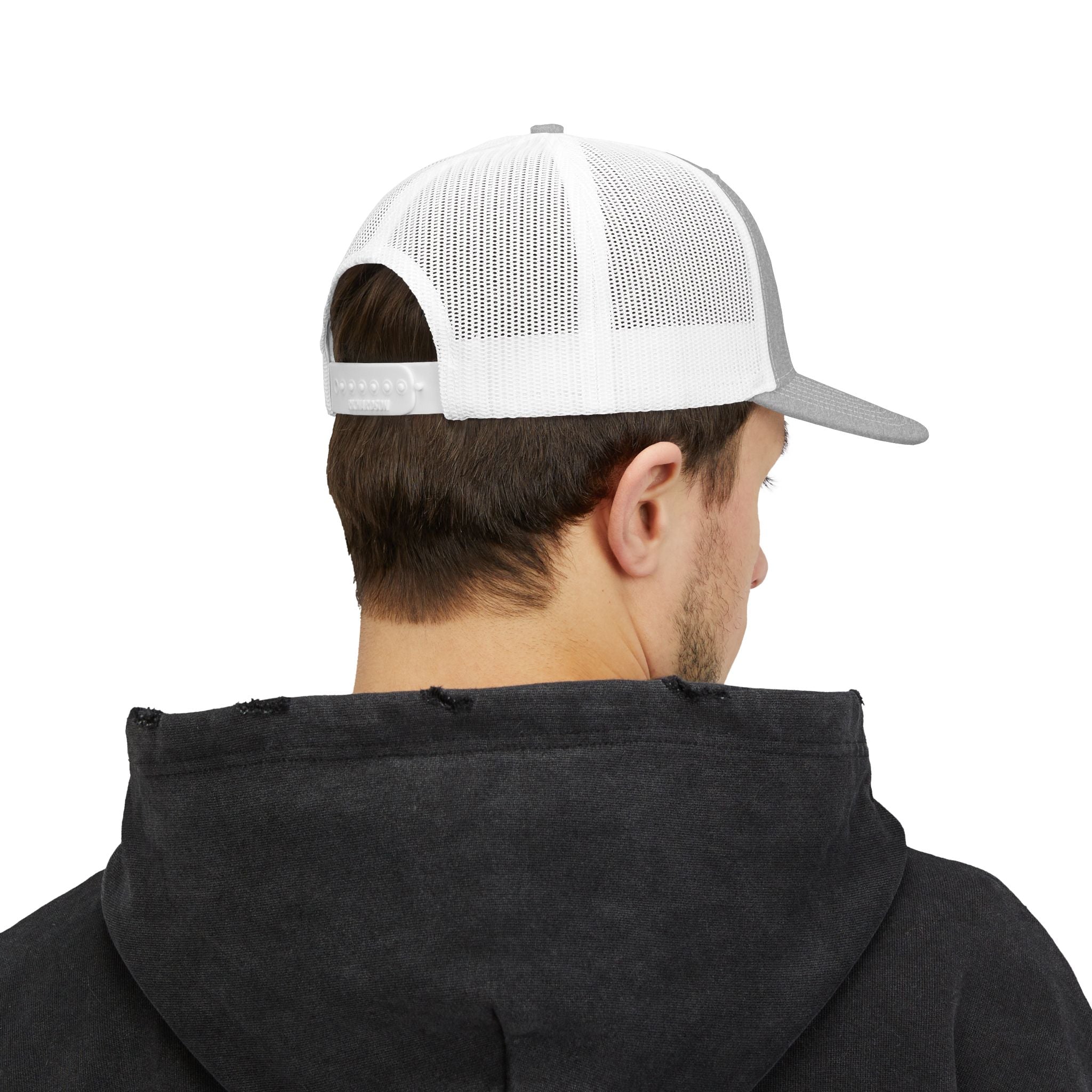 Me -uh- CRATS Signature Embroidered Retro Coin Logo Trucker Cap