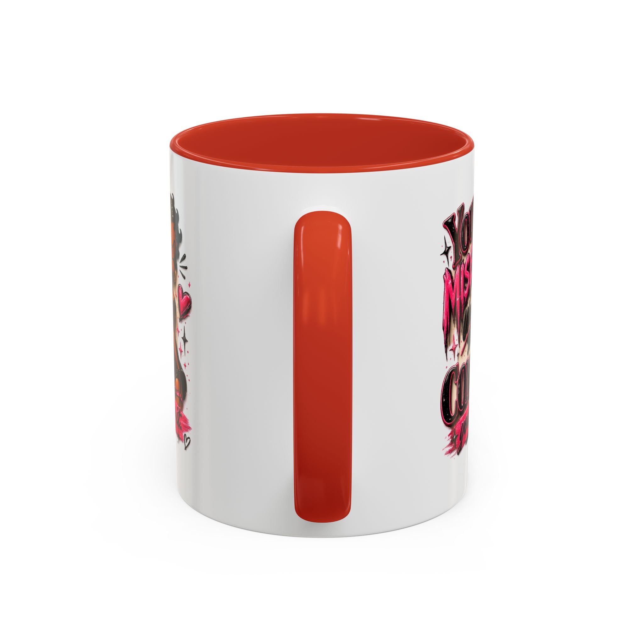 Accent Coffee Mug — "Your Misery Wants My Company" Retro Pin-Up Coffee Mug (11/15oz)