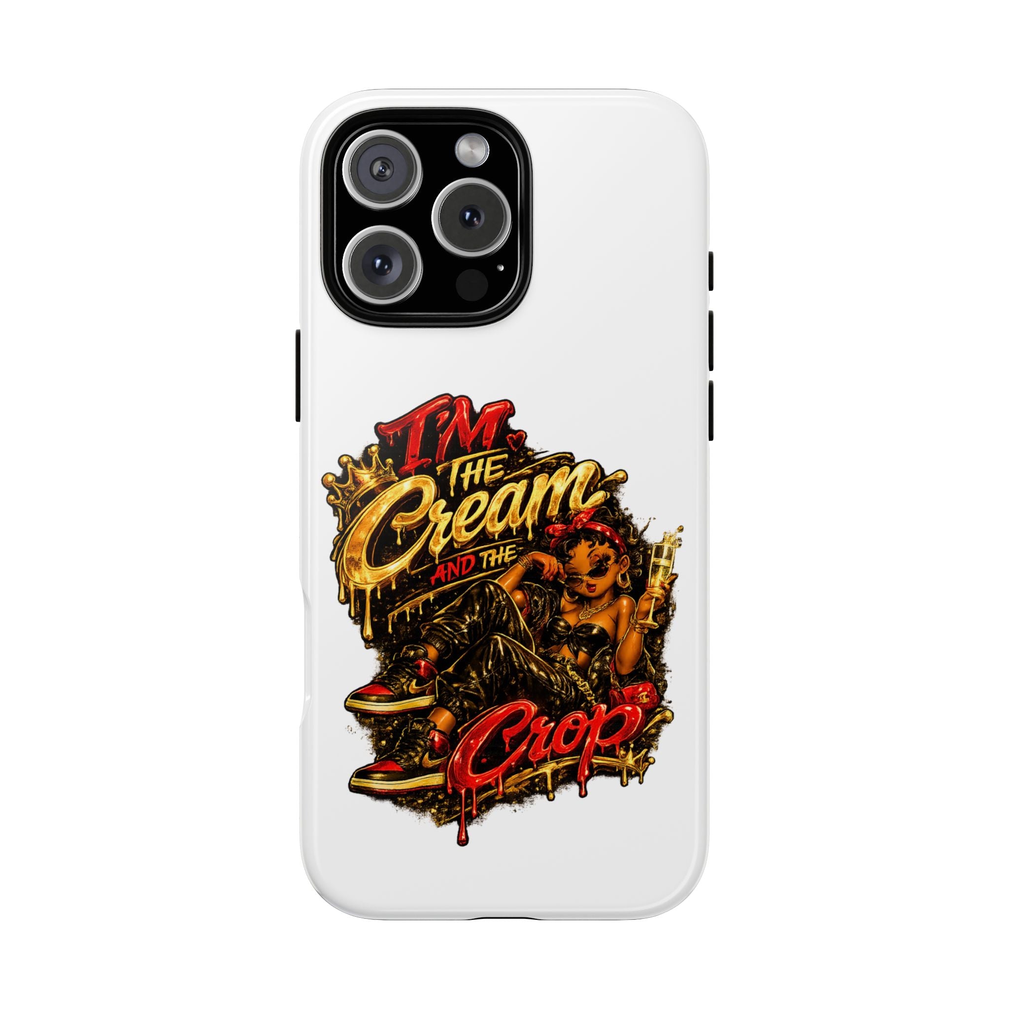 Phone Case — "The Cream and the Crop" Retro Graffiti Design