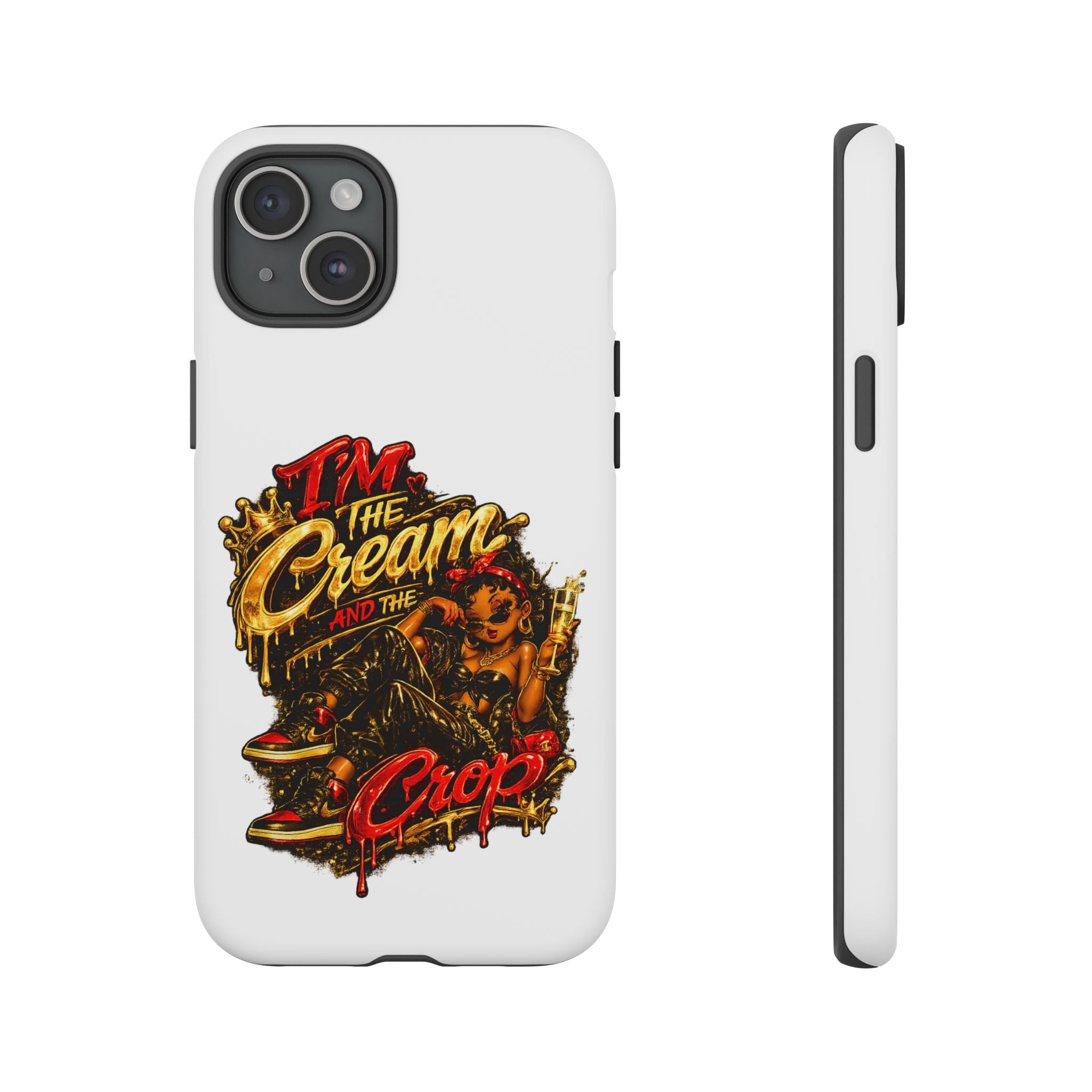Phone Case — "The Cream and the Crop" Retro Graffiti Design