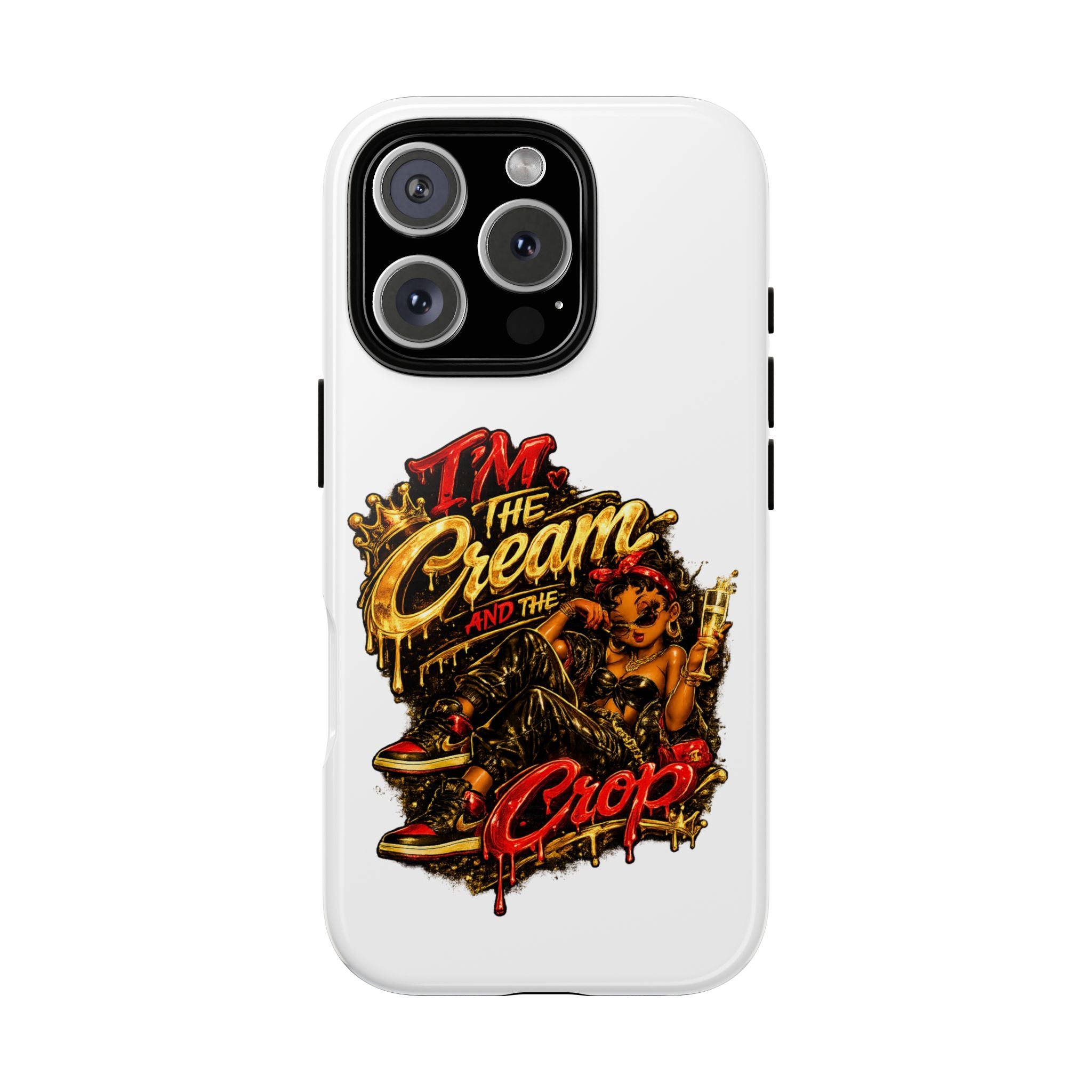 Phone Case — "The Cream and the Crop" Retro Graffiti Design