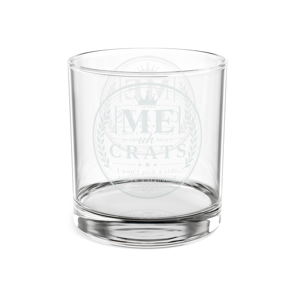 Me -uh- CRATS Engraved 10.5 oz Whiskey Glass — Personalized Rocks Tumbler for Home Bars & Groomsmen Gifts