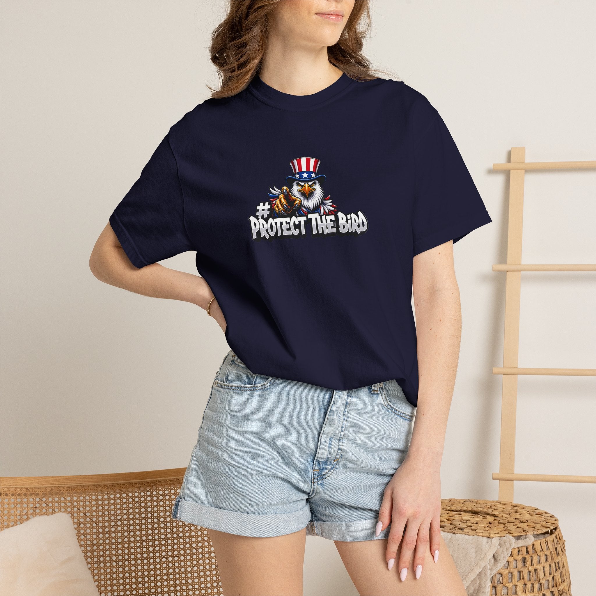 Protect the Bird T-Shirt — Patriotic Eagle Graphic Tee