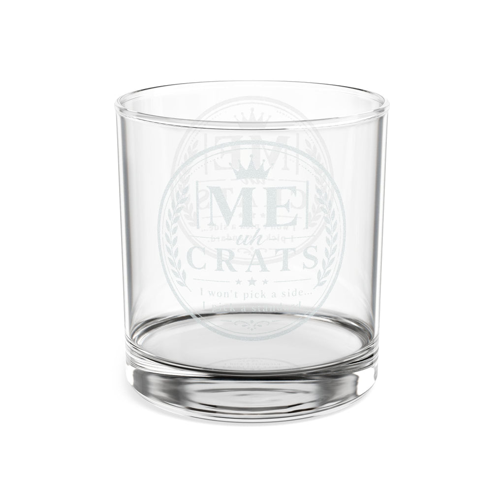 Me -uh- CRATS Engraved 10.5 oz Whiskey Glass — Personalized Rocks Tumbler for Home Bars & Groomsmen Gifts