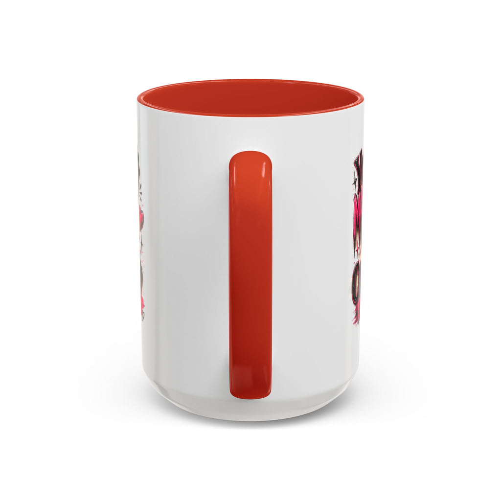 Accent Coffee Mug — "Your Misery Wants My Company" Retro Pin-Up Coffee Mug (11/15oz)