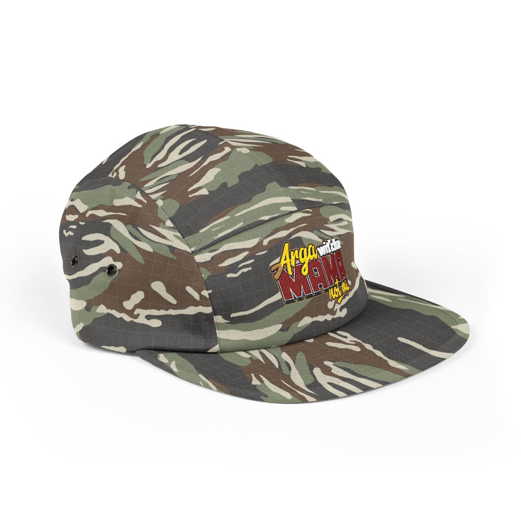 5-Panel Cap — Arga wit'cha MAMA not me Embroidered Trucker Hat