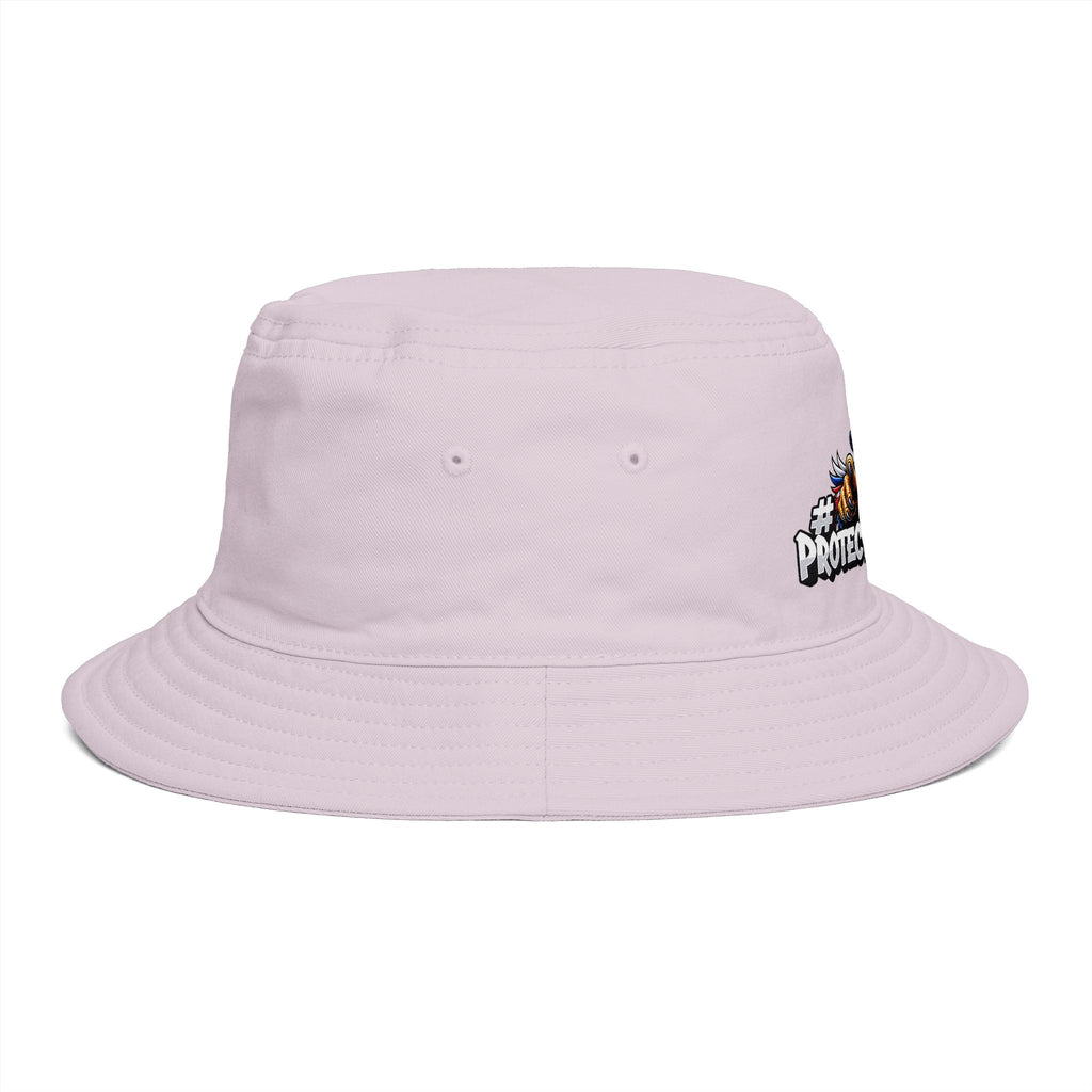Protect The Bird Patriotic Eagle Bucket Hat — American Flag Uncle Sam Design