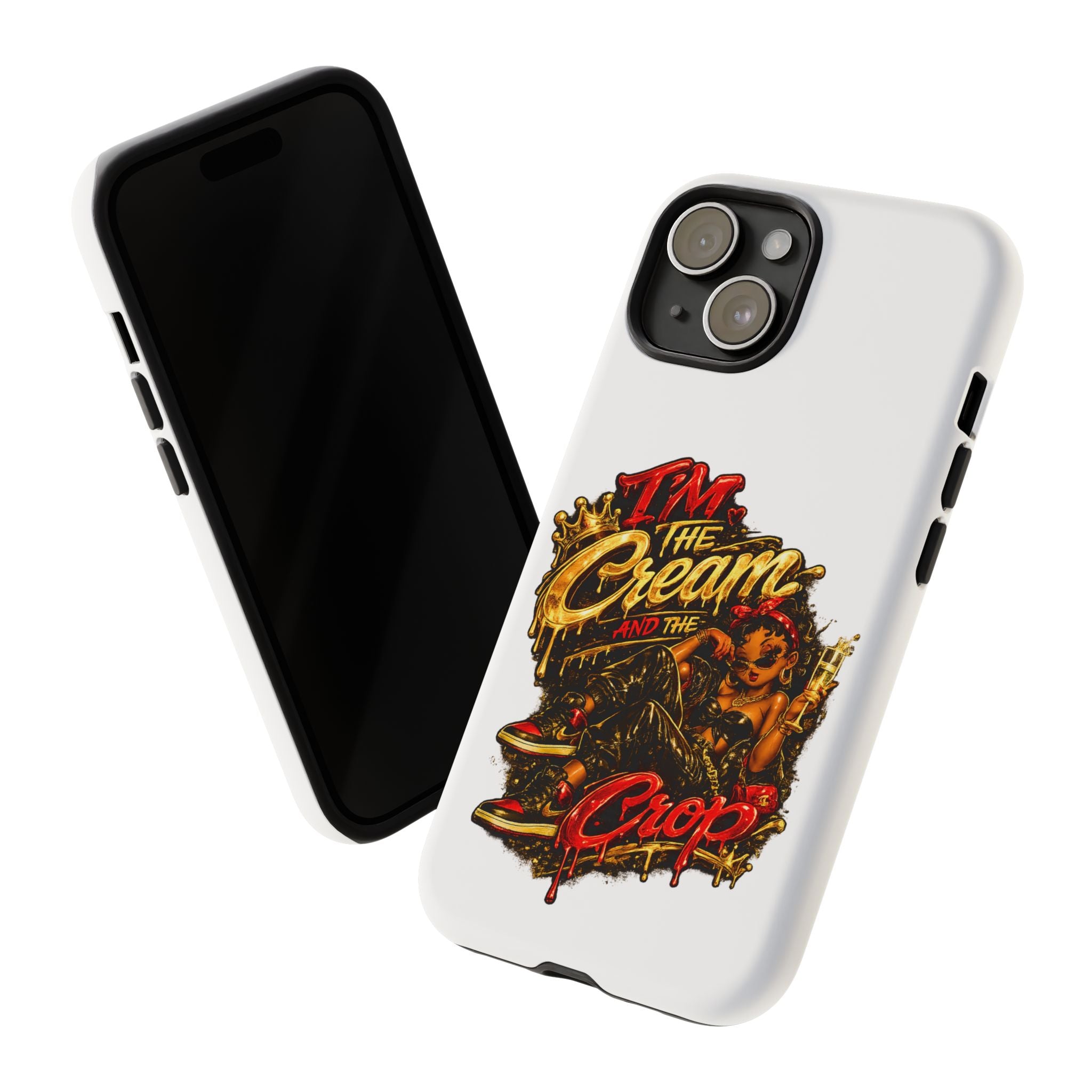 Phone Case — "The Cream and the Crop" Retro Graffiti Design