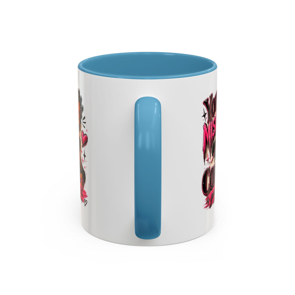 Accent Coffee Mug — "Your Misery Wants My Company" Retro Pin-Up Coffee Mug (11/15oz)