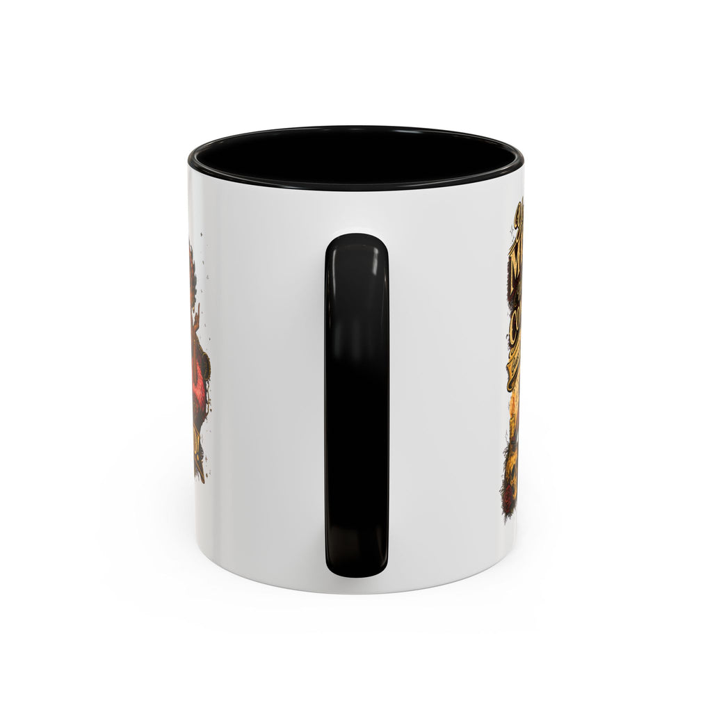 Accent Coffee Mug — "Your Misery Pays My Company" Vintage Pin-Up Gothic Coffee Mug