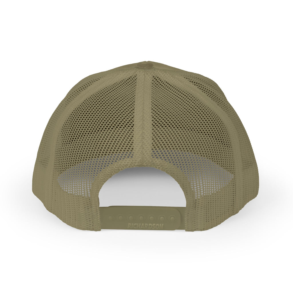 Me -uh- CRATS Signature Embroidered Retro Coin Logo Trucker Cap