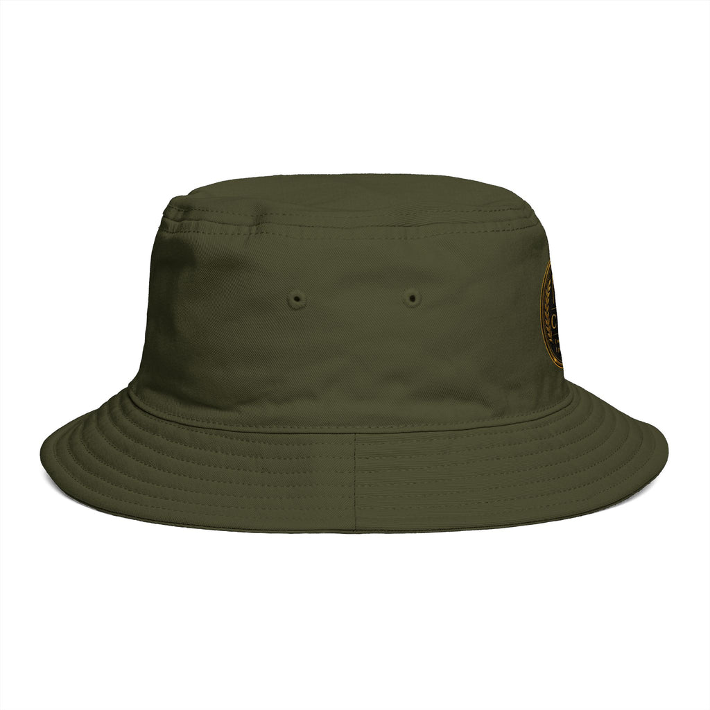 Me -uh- CRATS Bucket Hat — Vintage Gold Crest Signature Edition