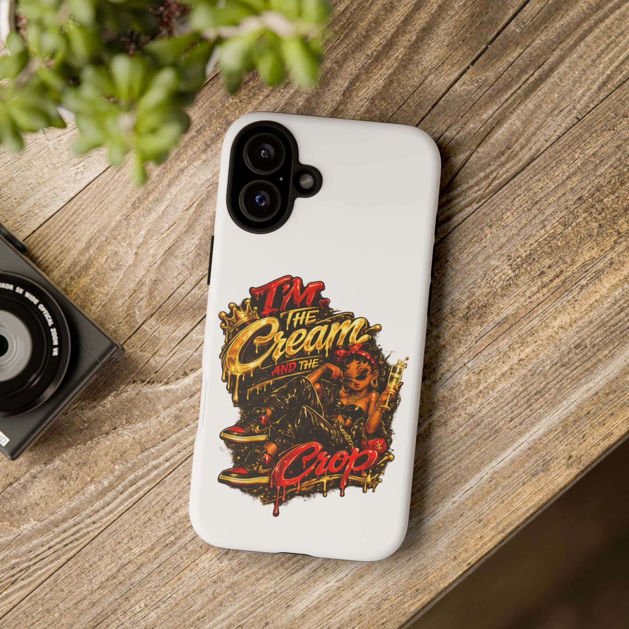 Phone Case — "The Cream and the Crop" Retro Graffiti Design