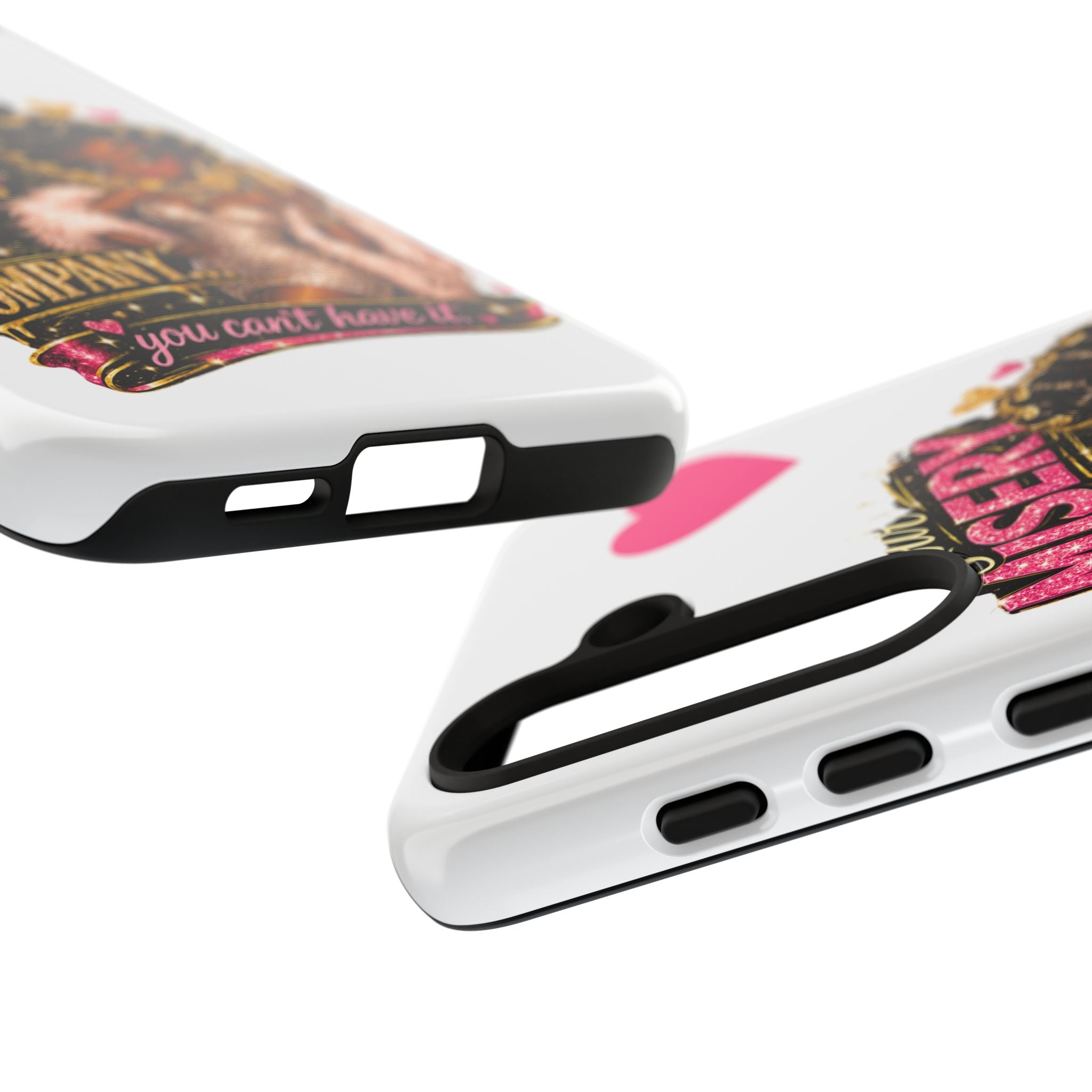 Phone Case — "Your Misery Wants My Company" Retro Graffiti Design