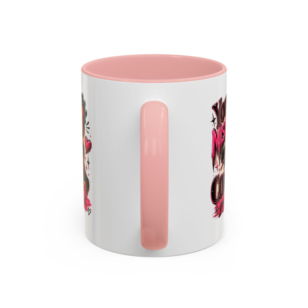 Accent Coffee Mug — "Your Misery Wants My Company" Retro Pin-Up Coffee Mug (11/15oz)