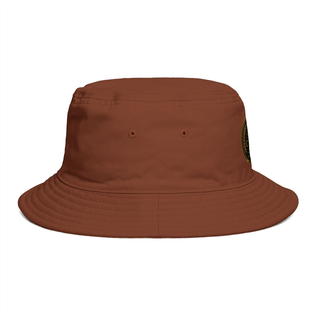 Me -uh- CRATS Bucket Hat — Vintage Gold Crest Signature Edition