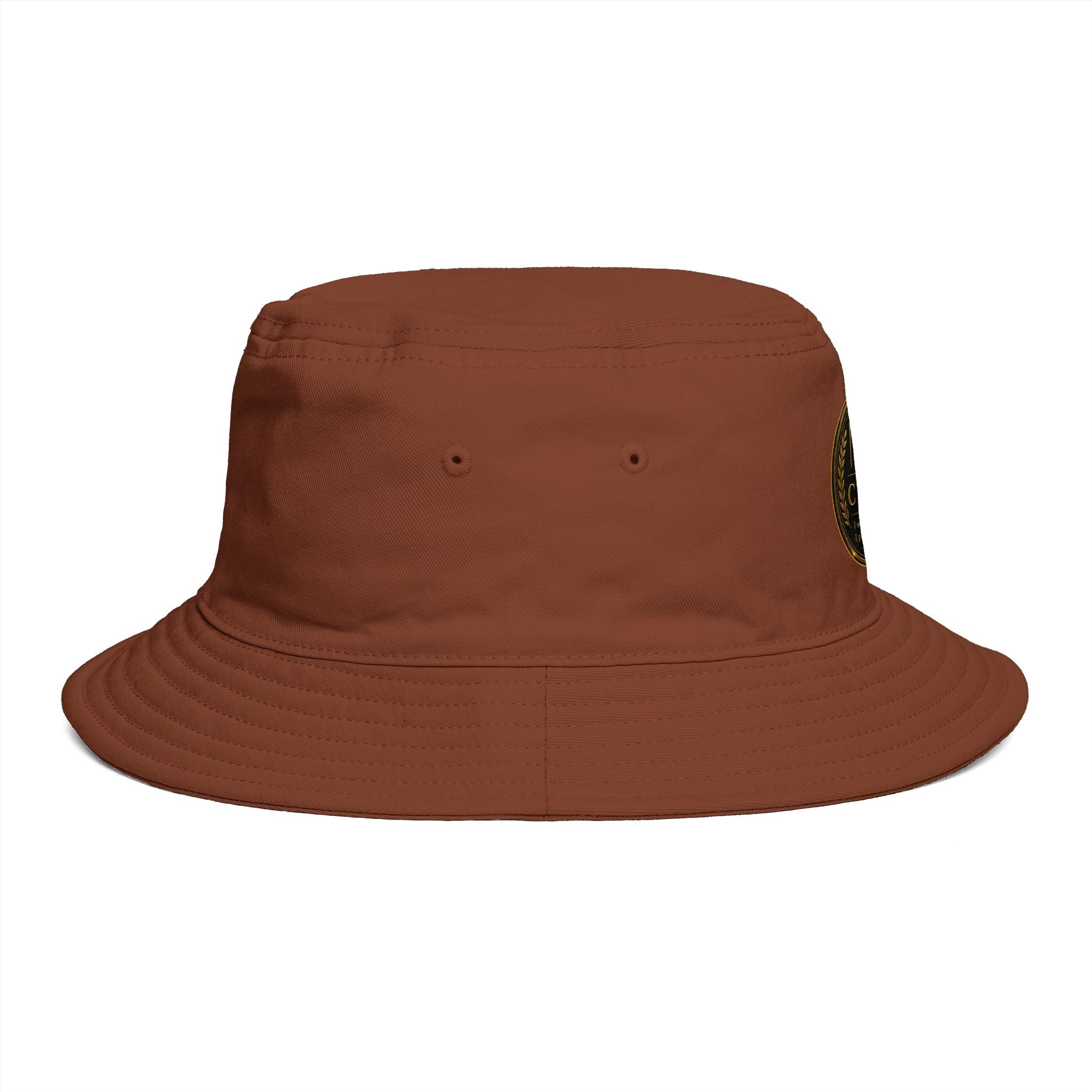 Me -uh- CRATS Bucket Hat — Vintage Gold Crest Signature Edition
