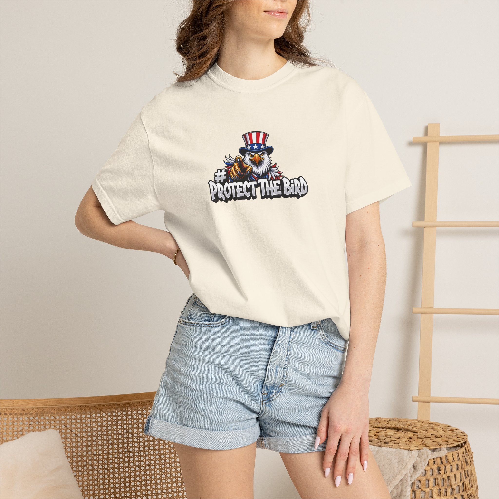 Protect the Bird T-Shirt — Patriotic Eagle Graphic Tee