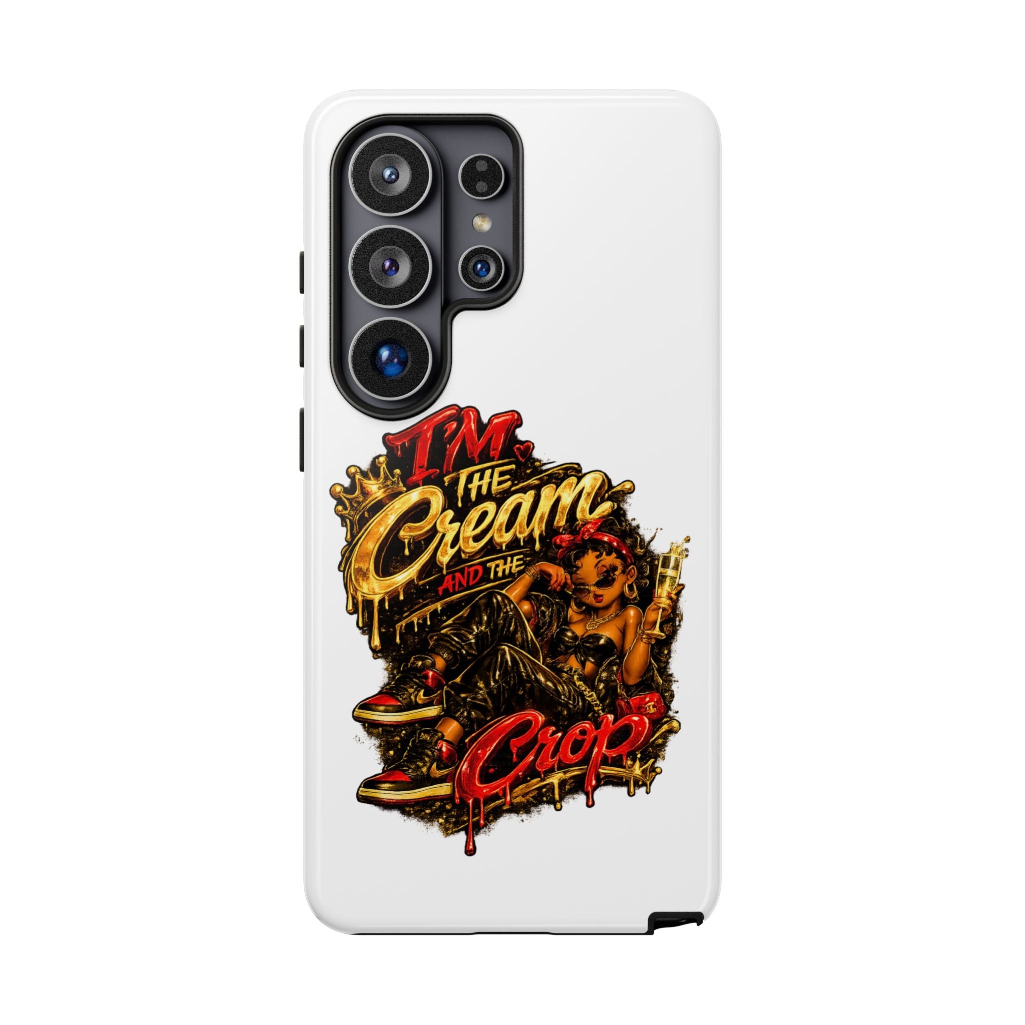 Phone Case — "The Cream and the Crop" Retro Graffiti Design