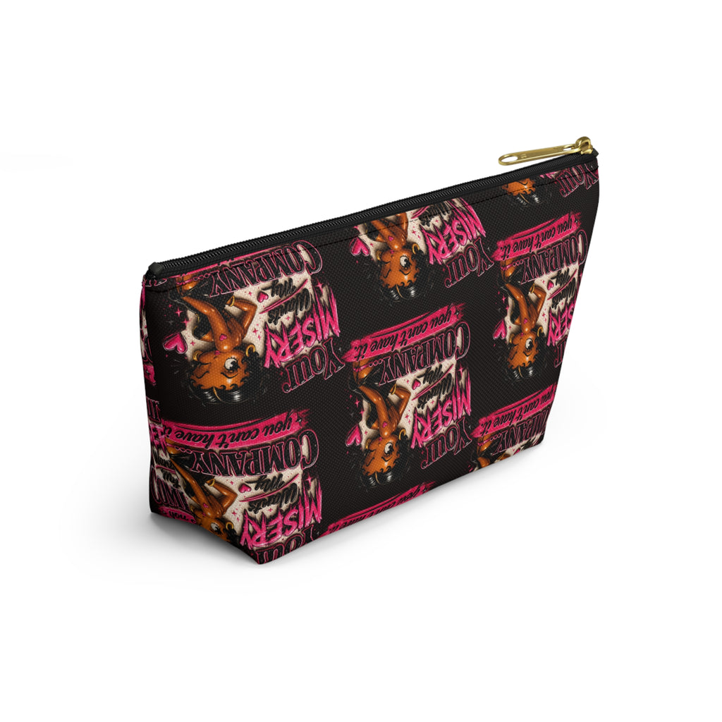 Black Betty Boop Your Misery Wants My Company Accessory Pattern Pouch