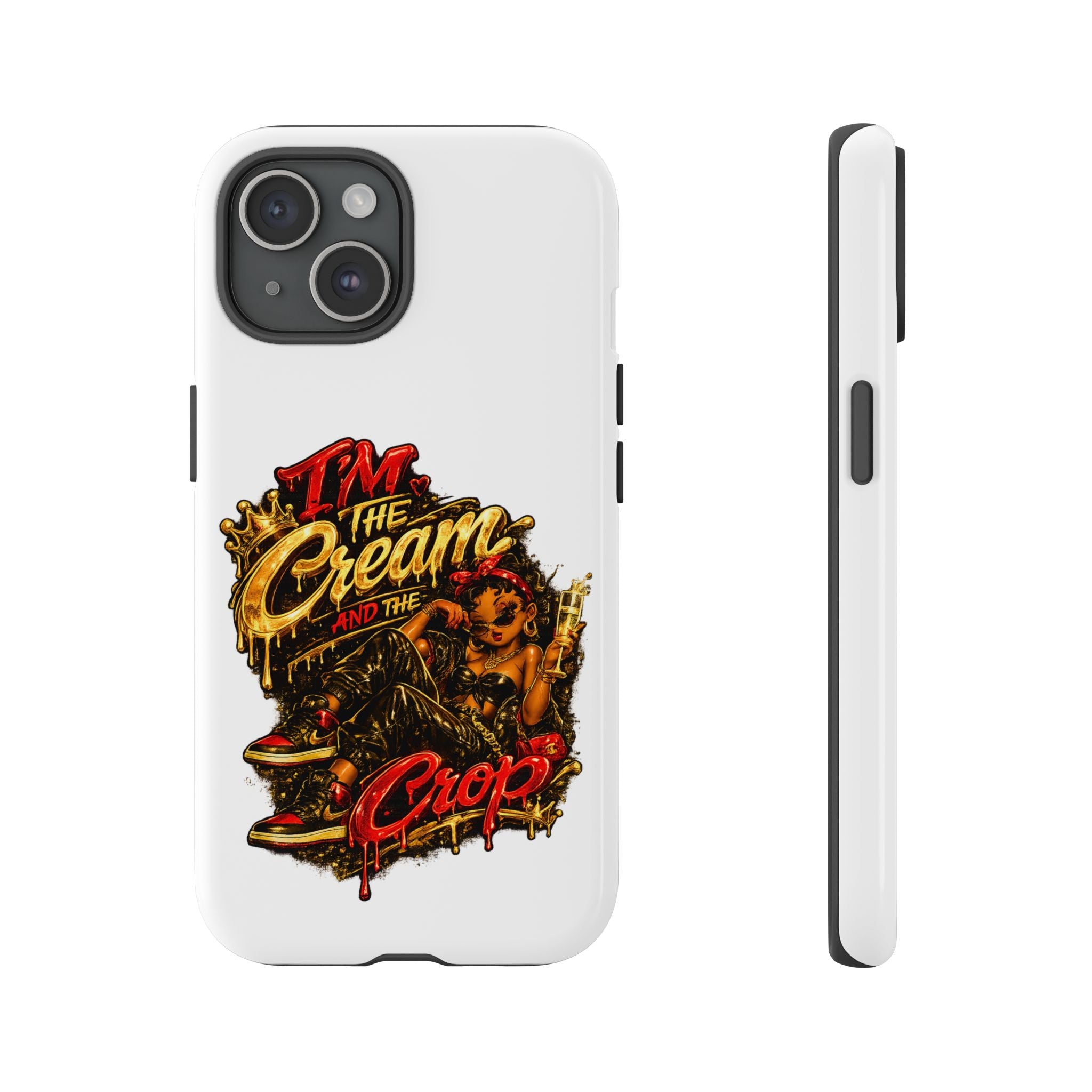 Phone Case — "The Cream and the Crop" Retro Graffiti Design
