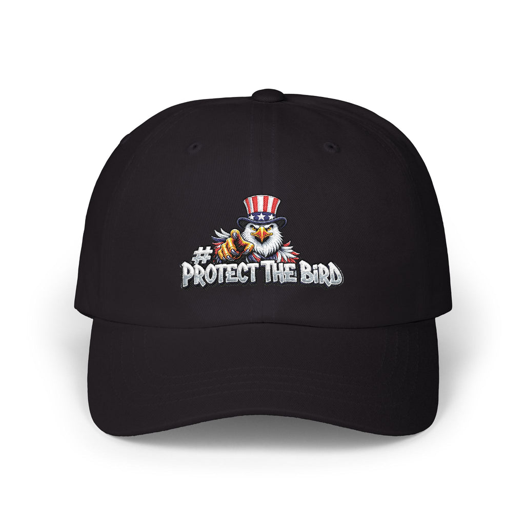 Protect The Bird Dad Cap — Patriotic Uncle Sam Bird Baseball Hat