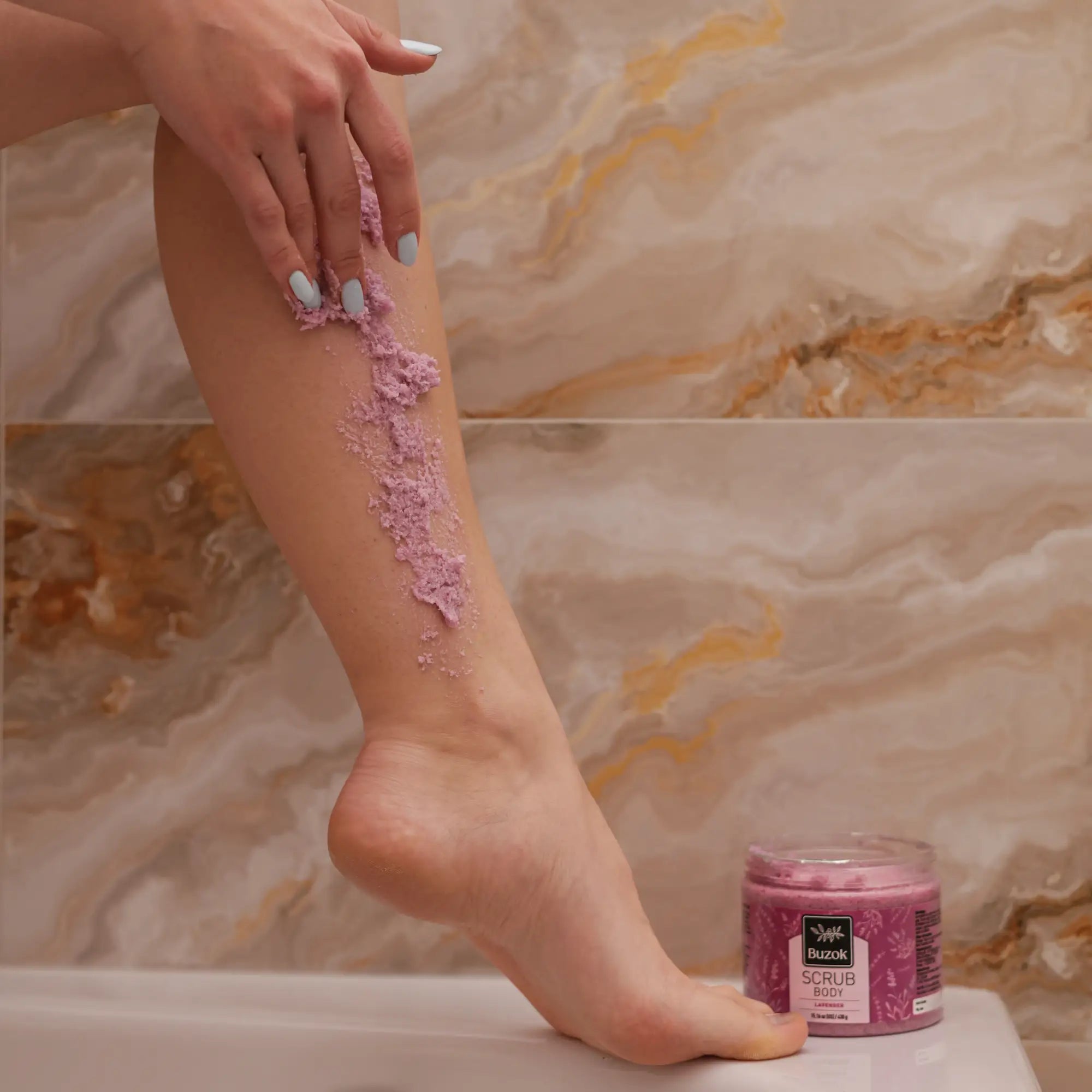 Lavender Sugar-Salt Body Scrub
