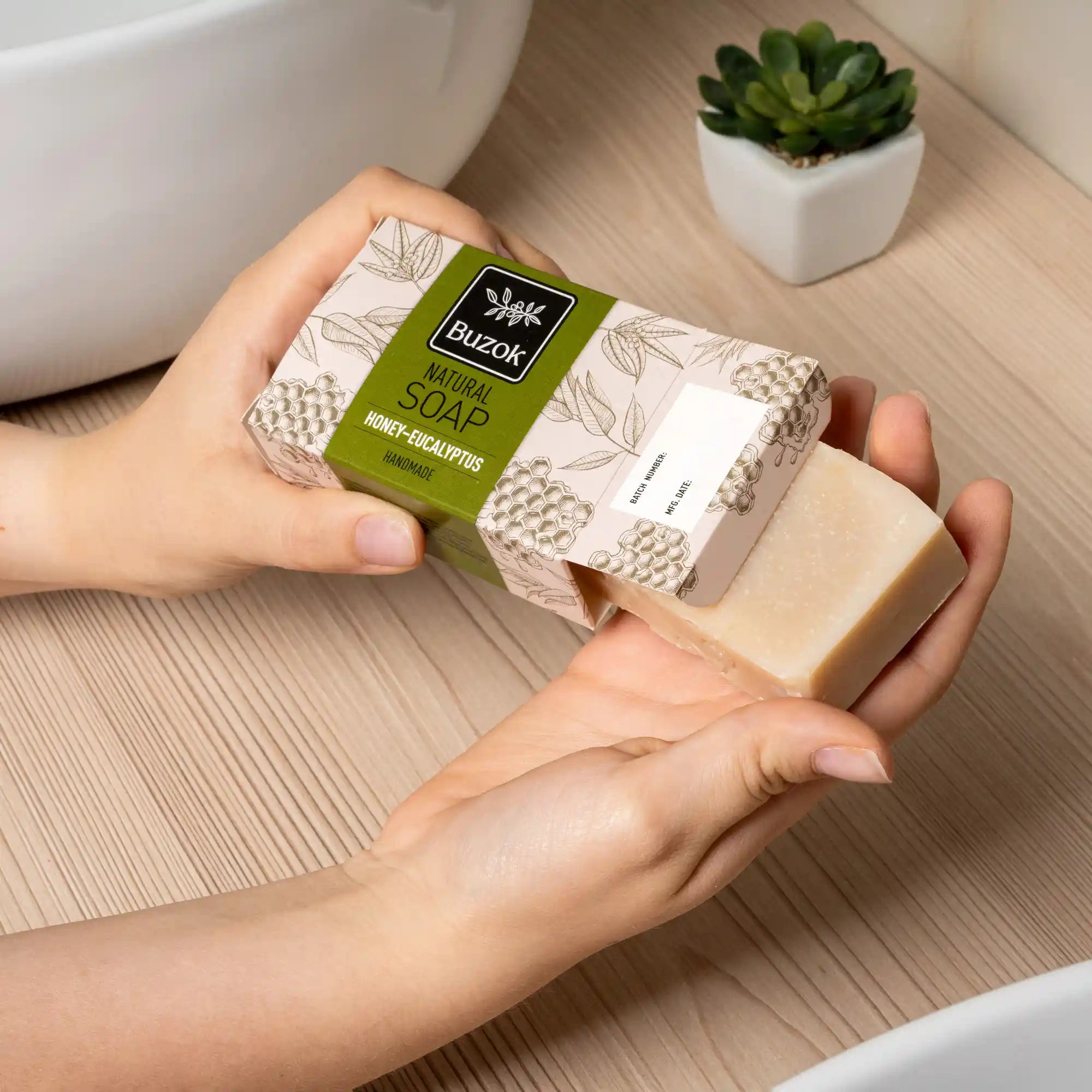 Natural Honey-Eucalyptus Soap